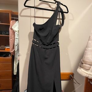 One shoulder dress